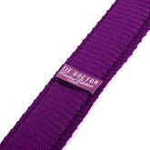 Purple Polka Dot Silk Knitted Tie - Tie Doctor
